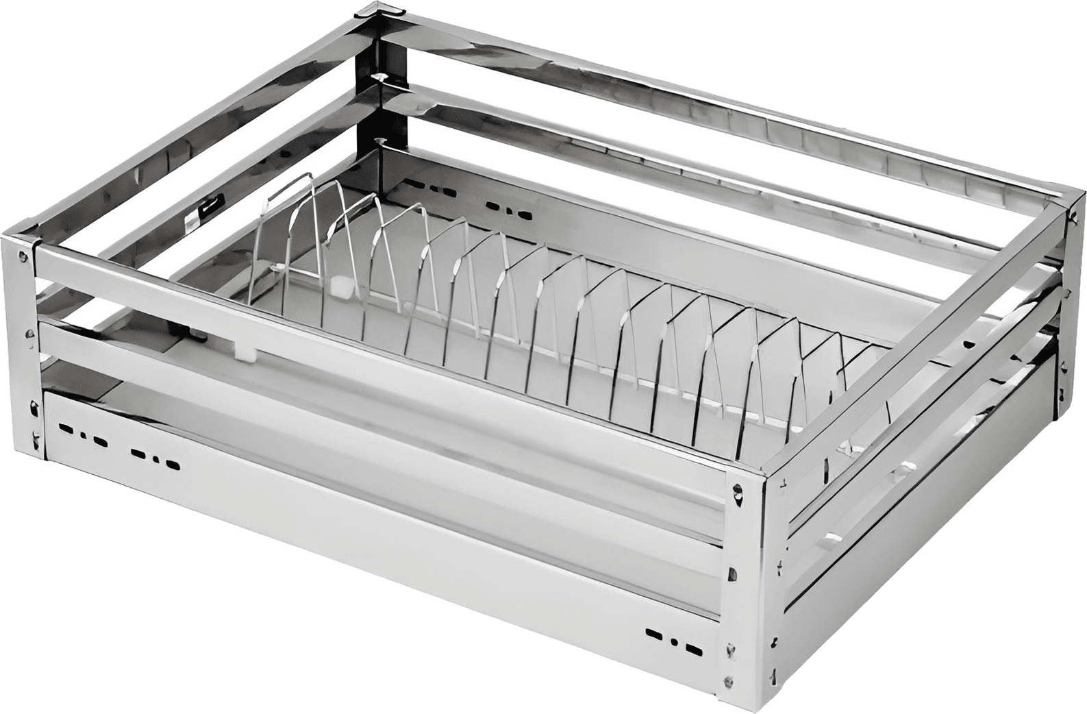 CAELEN Right Angle Plate Kitchen Basket