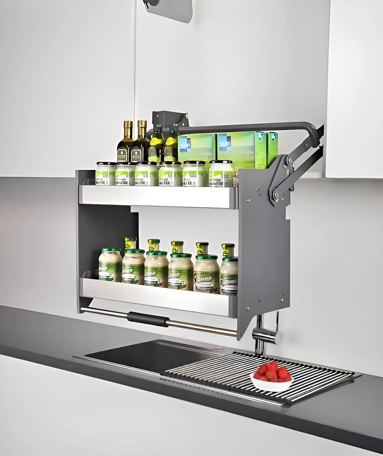 CAELEN Pulldown Unit — Wire Finish